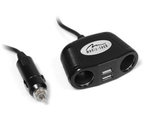 Media-Tech MT6216 SPLINTER 12V-24V+2xUSB