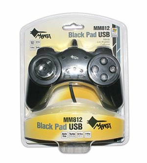 Game pad MANTA MM 812 Black Pad